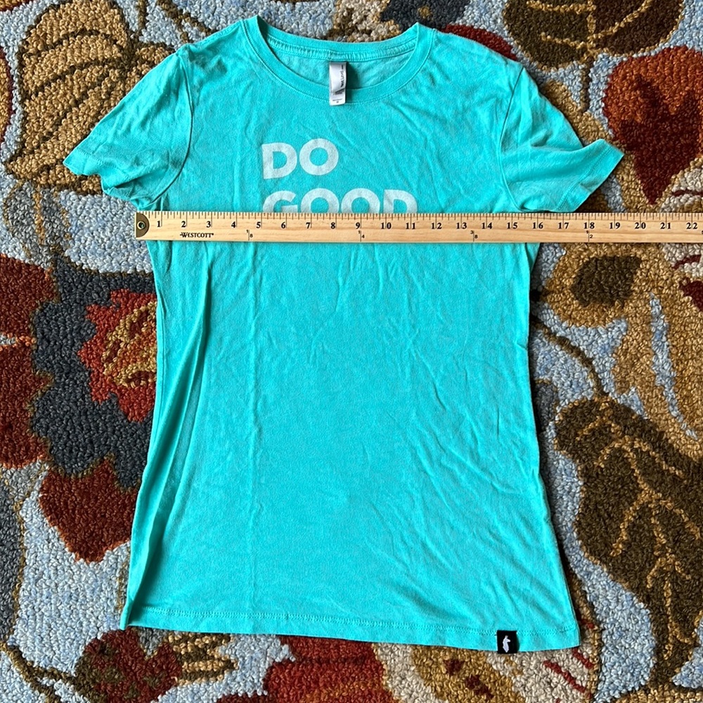 💖 Cotopaxi. Turquoise Short Sleeve Tee. Size M - Picture 2 of 4